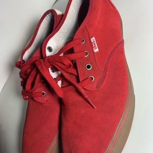 Vans men’s Red Skateboard Shoes Size 13